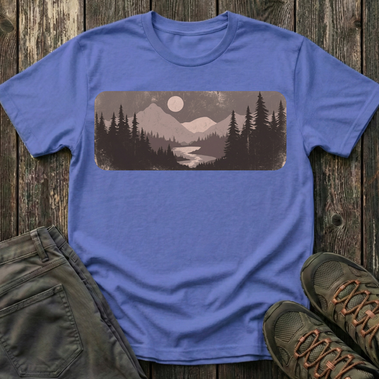 Vintage Moonlit Valley T-shirt