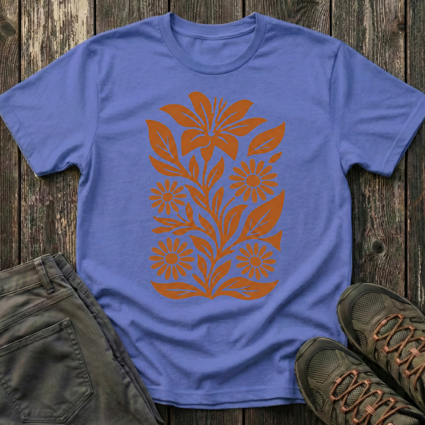 Daylily and Friends Ink Print T-shirt