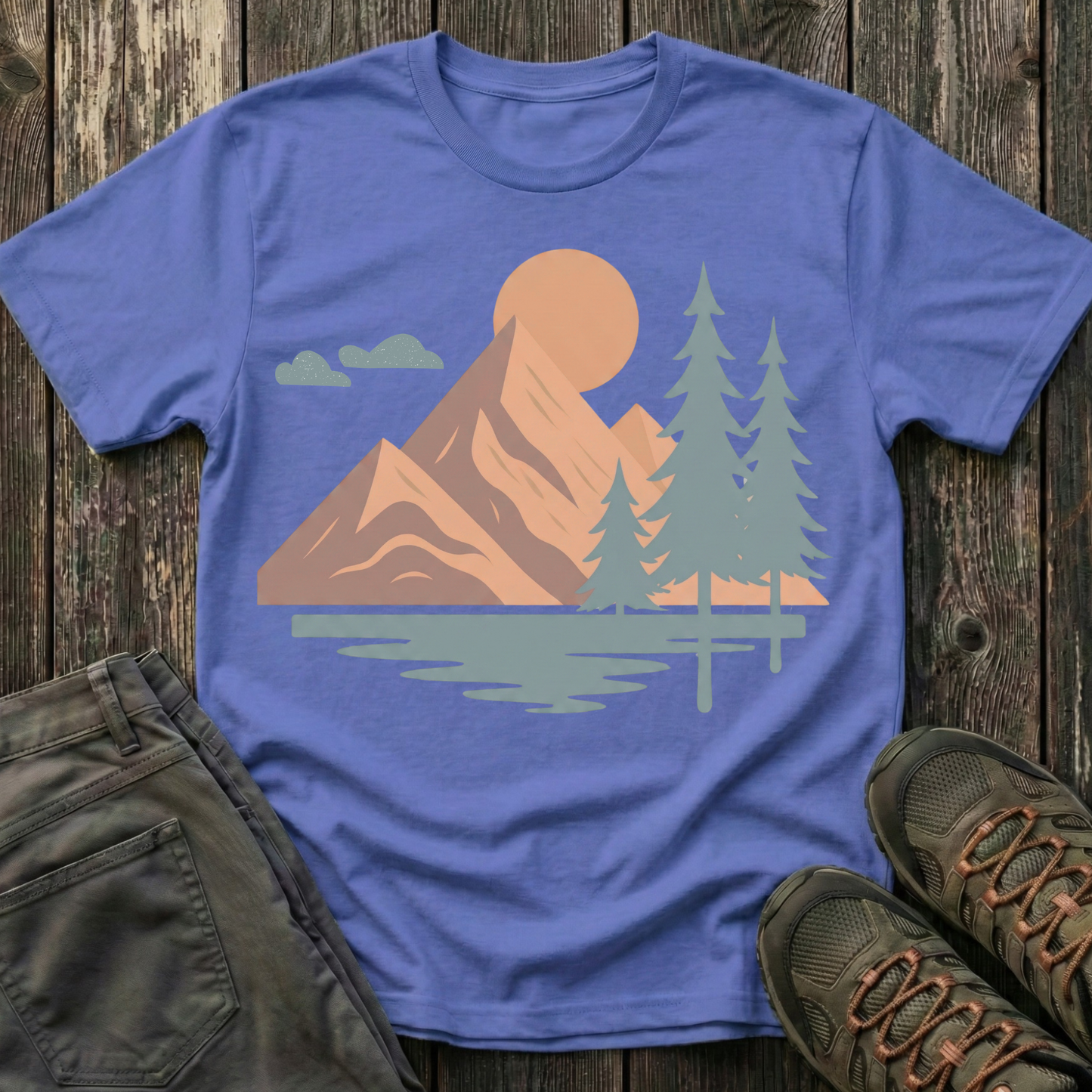 Mountain Landscape Serenity T-shirt
