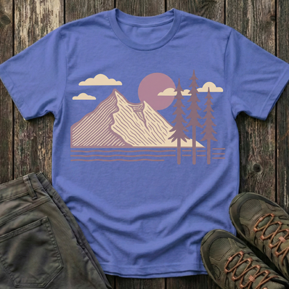 Lavender Mountain Sunset T-shirt