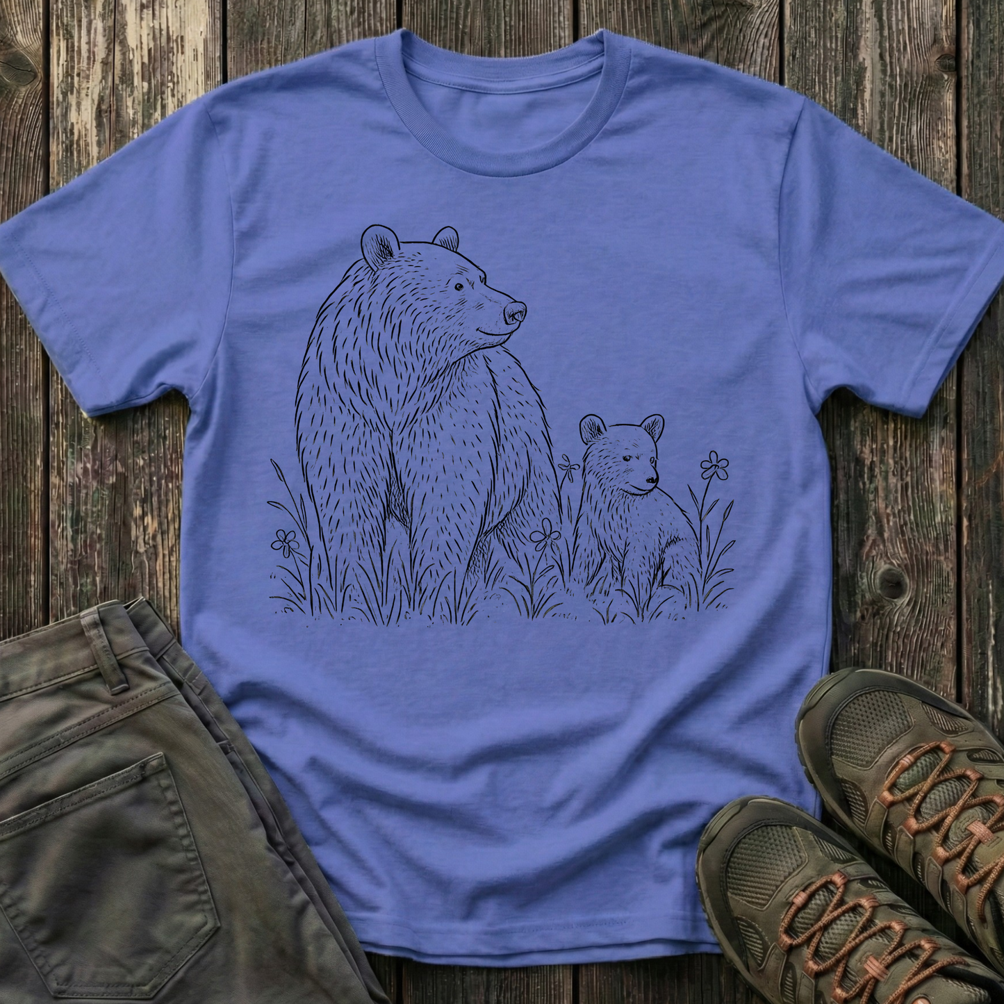 Mama and Cub Playtime T-shirt