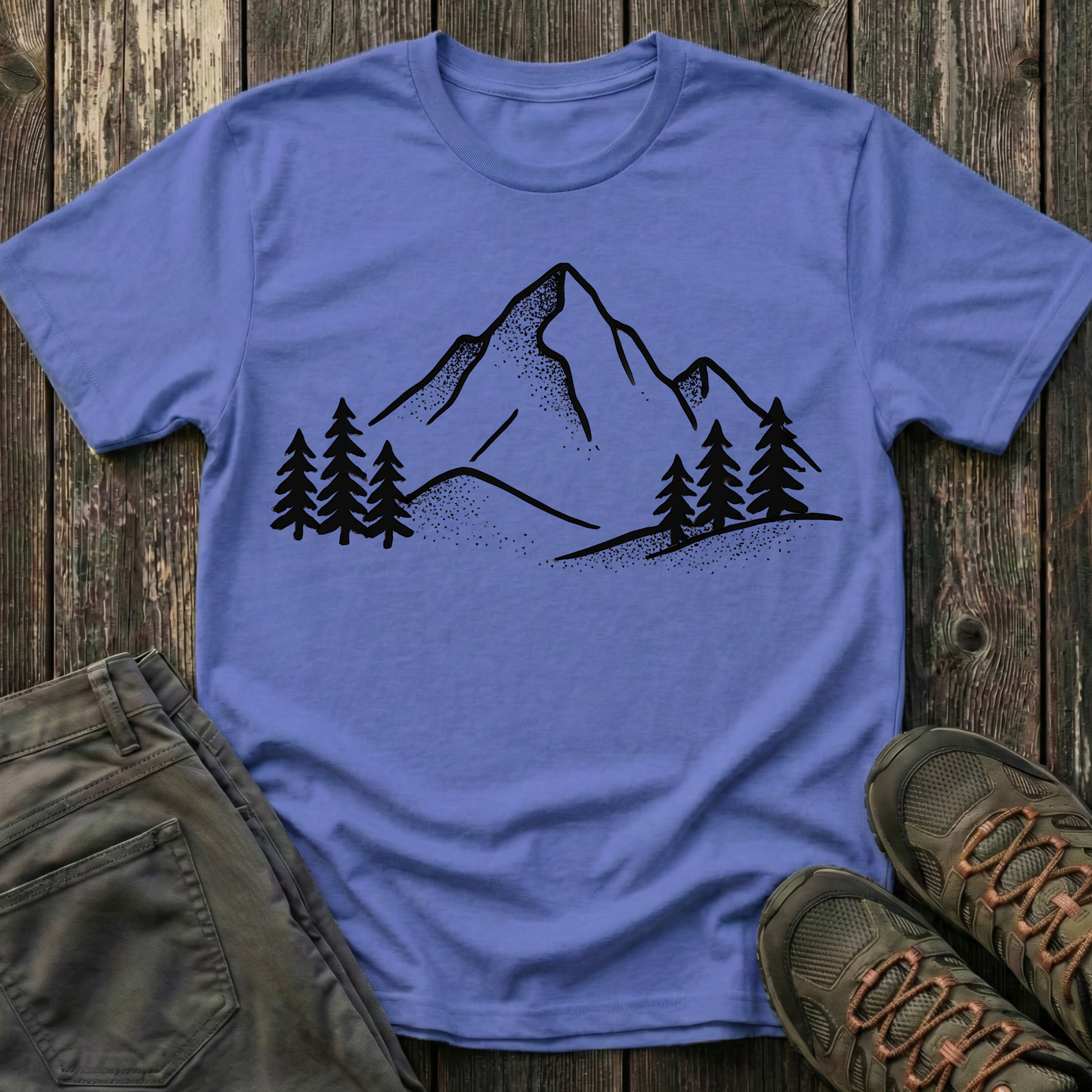 Minimalist Mountain Range T-shirt