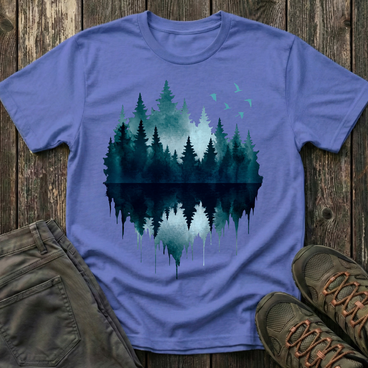 Ink Drip Forest T-shirt