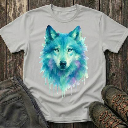 Watercolor Wolf Portrait T-shirt