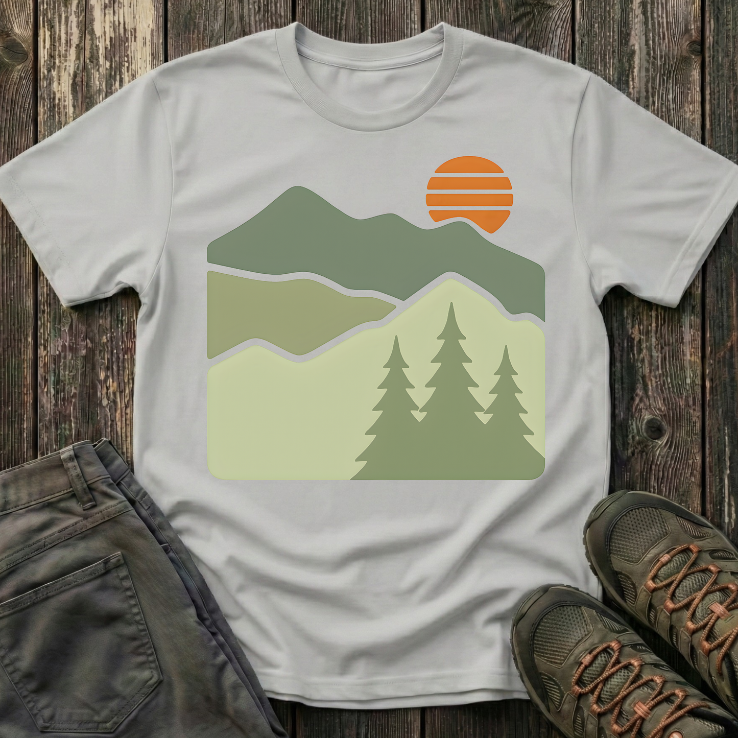 Retro Sun Rising T-shirt