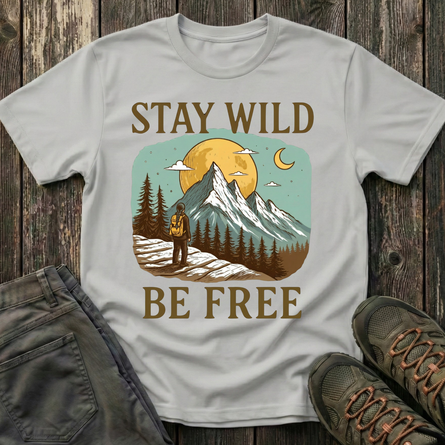 Stay Wild & Be Free Woman's T-shirt
