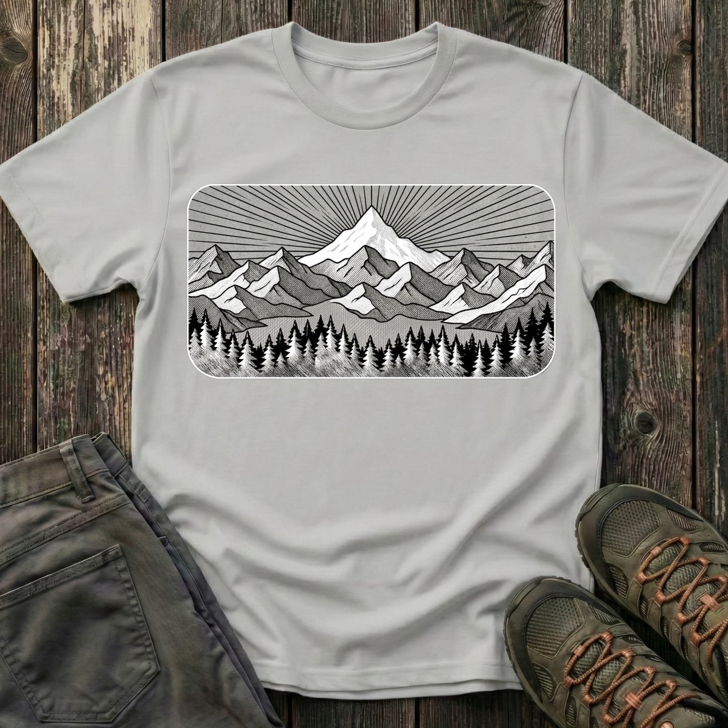 Sun Ray Peak Vintage T-shirt