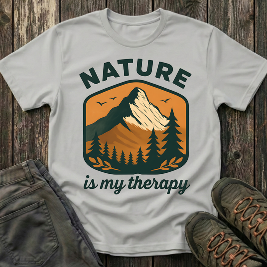 Nature Is My Therapy Landscape T-shirt
