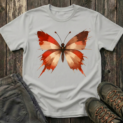 WildInk Maroon Butterfly  T-shirt