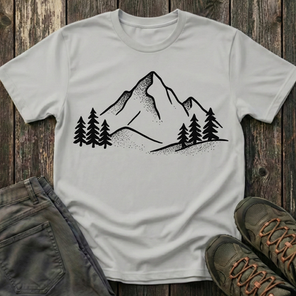 Minimalist Mountain Range T-shirt