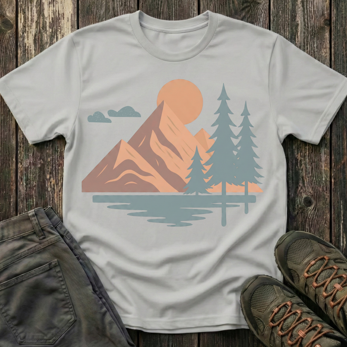 Mountain Landscape Serenity T-shirt