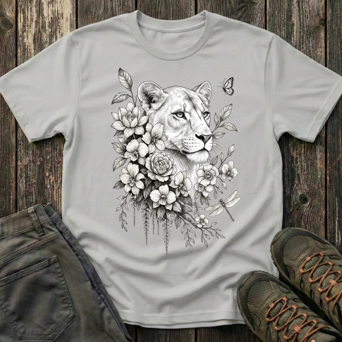 Lioness Portrait T-shirt