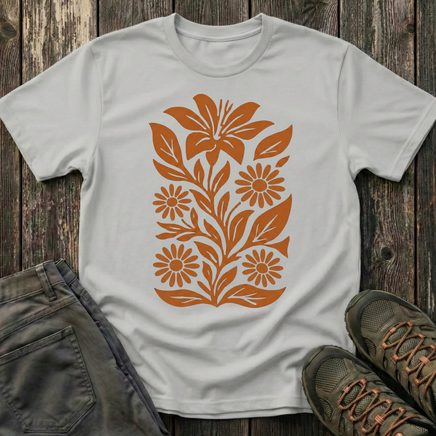Daylily and Friends Ink Print T-shirt