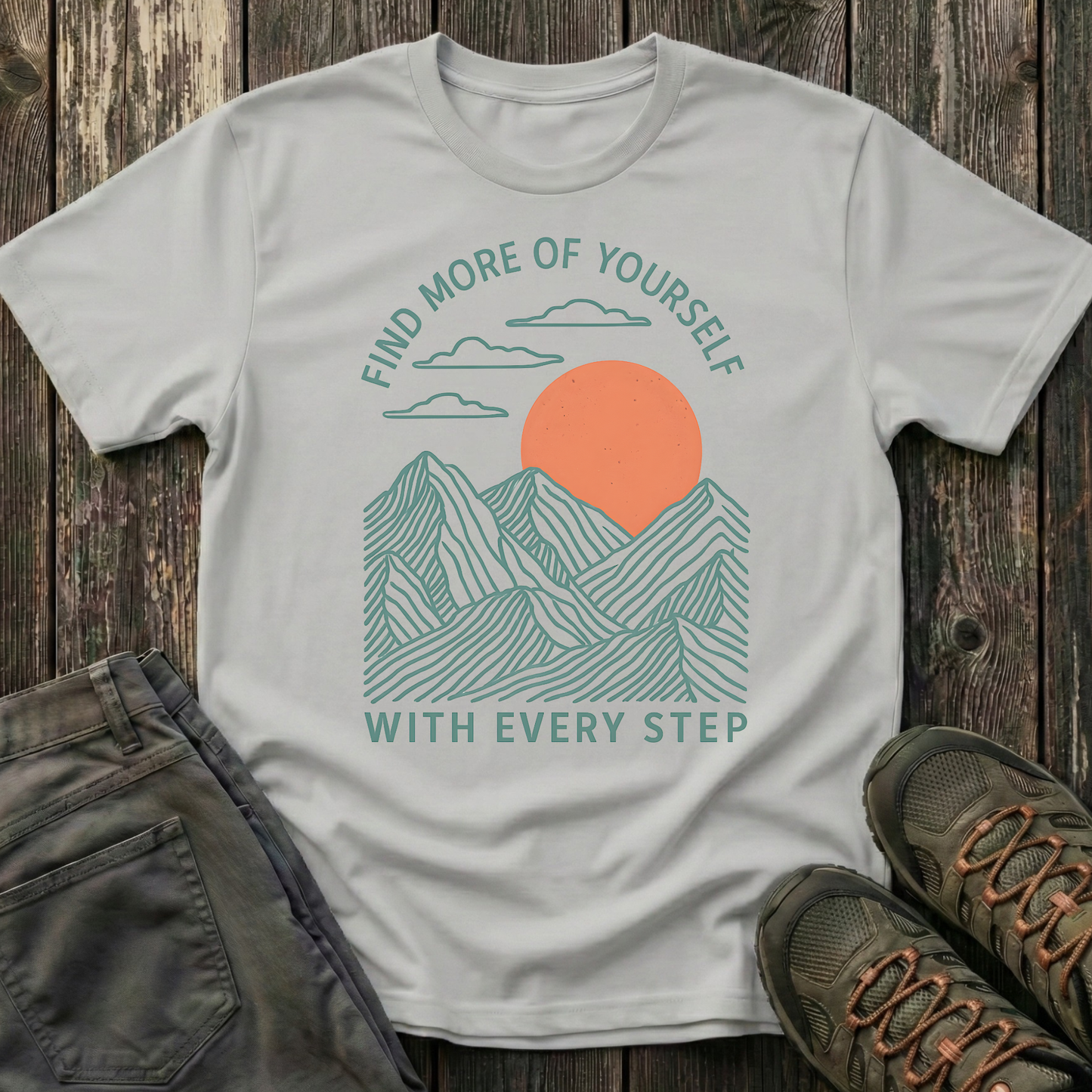 Find Yourself With Every Step T-shirt