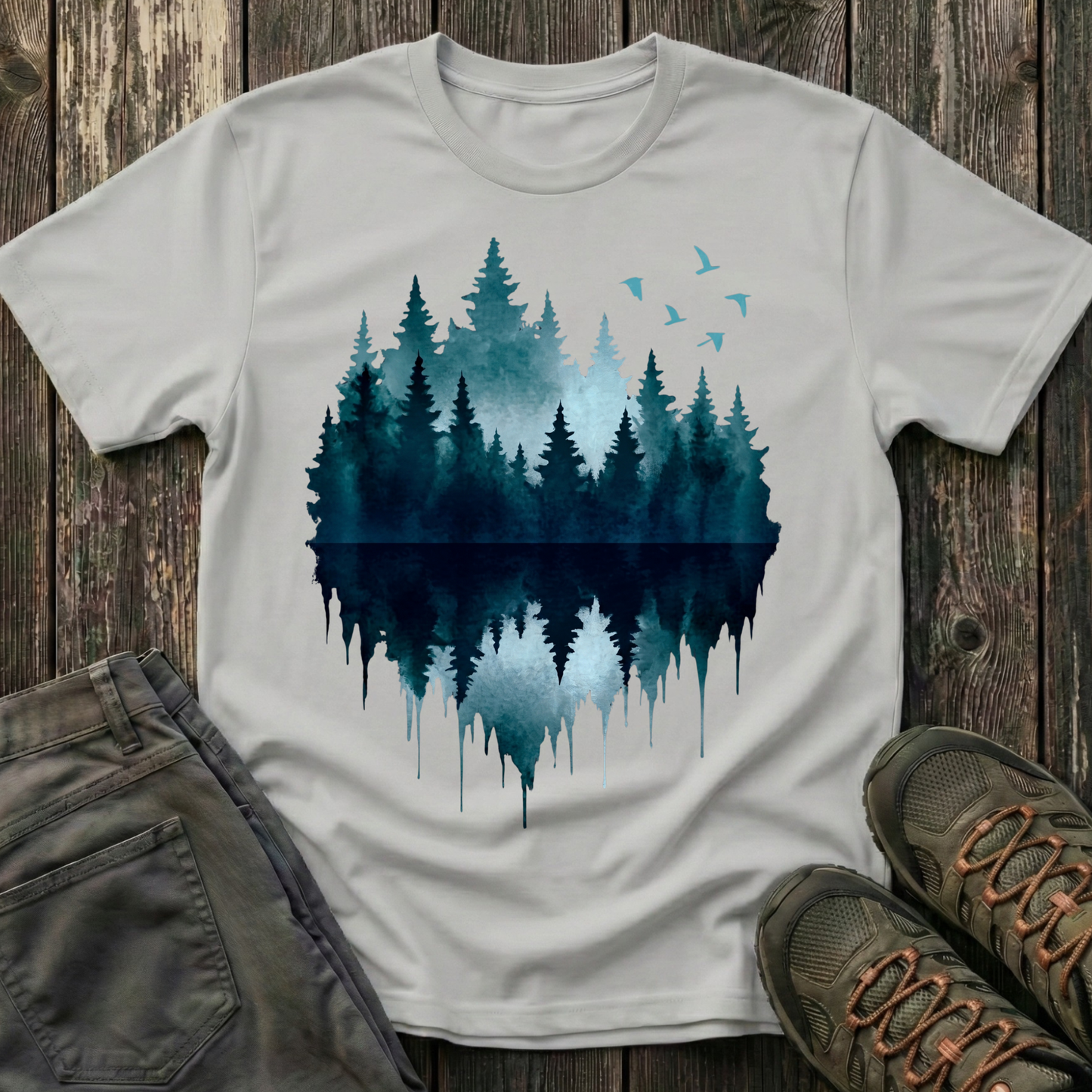 Ink Drip Forest T-shirt