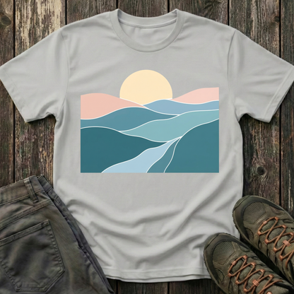 Sunset Over Rolling Hills T-shirt
