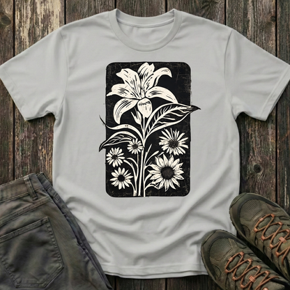 Lily and Friends Black Ink Print T-shirt