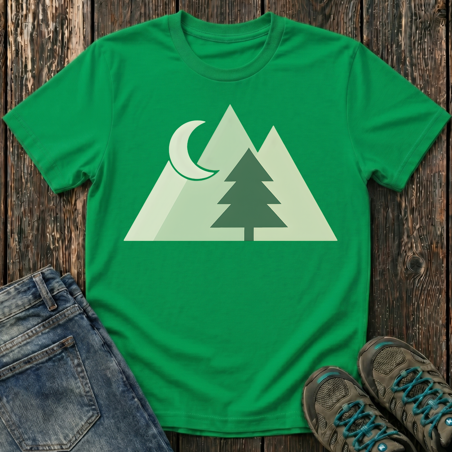 Children's Greenscale Mountains T-shirt