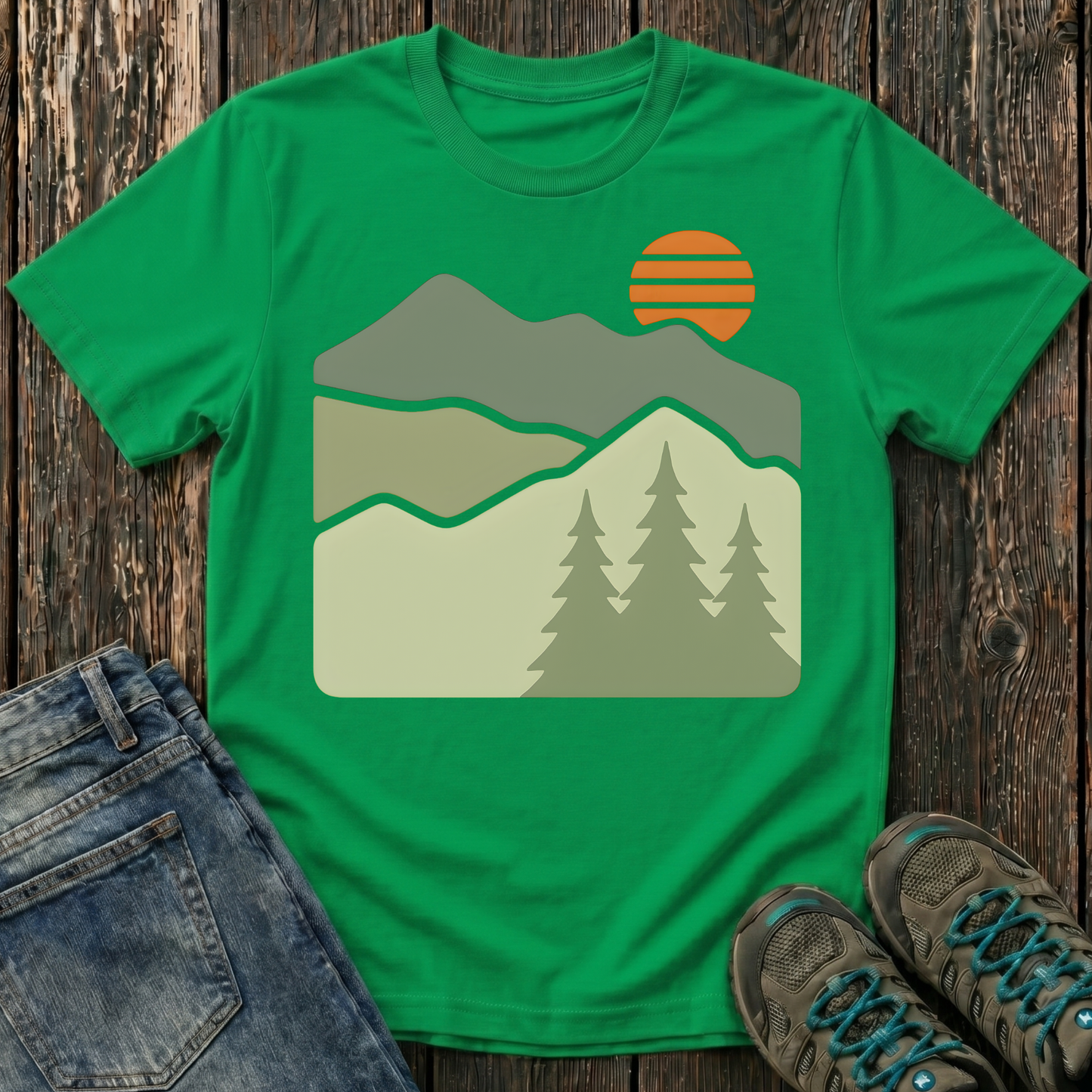 Children’s Retro Sun Rising T-shirt