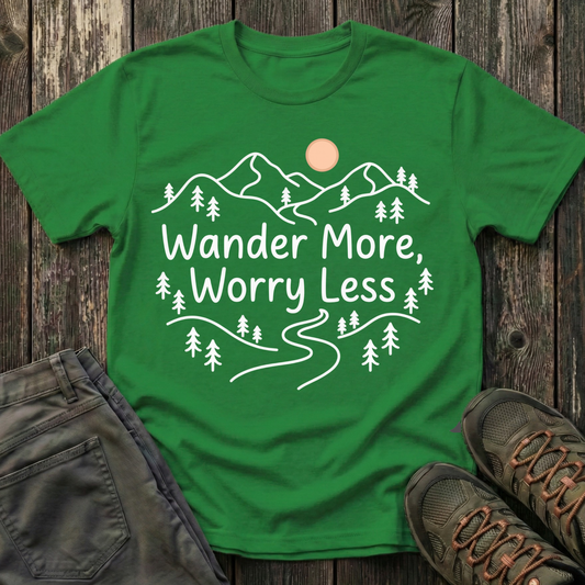 Wander More Worry Less T-shirt