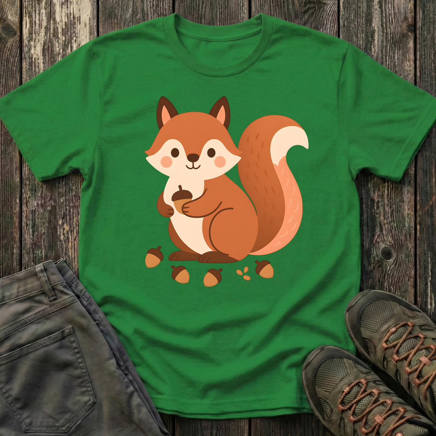 Happy Little Squirrel T-shirt