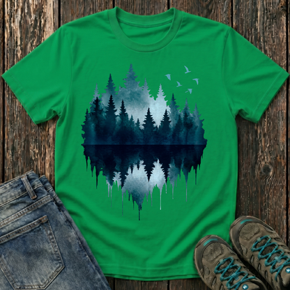 Children's Ink Drip Forest T-shirt