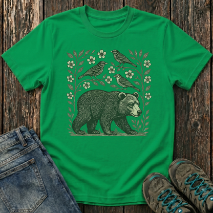 Children's Forest Bear And Friends T-shirt