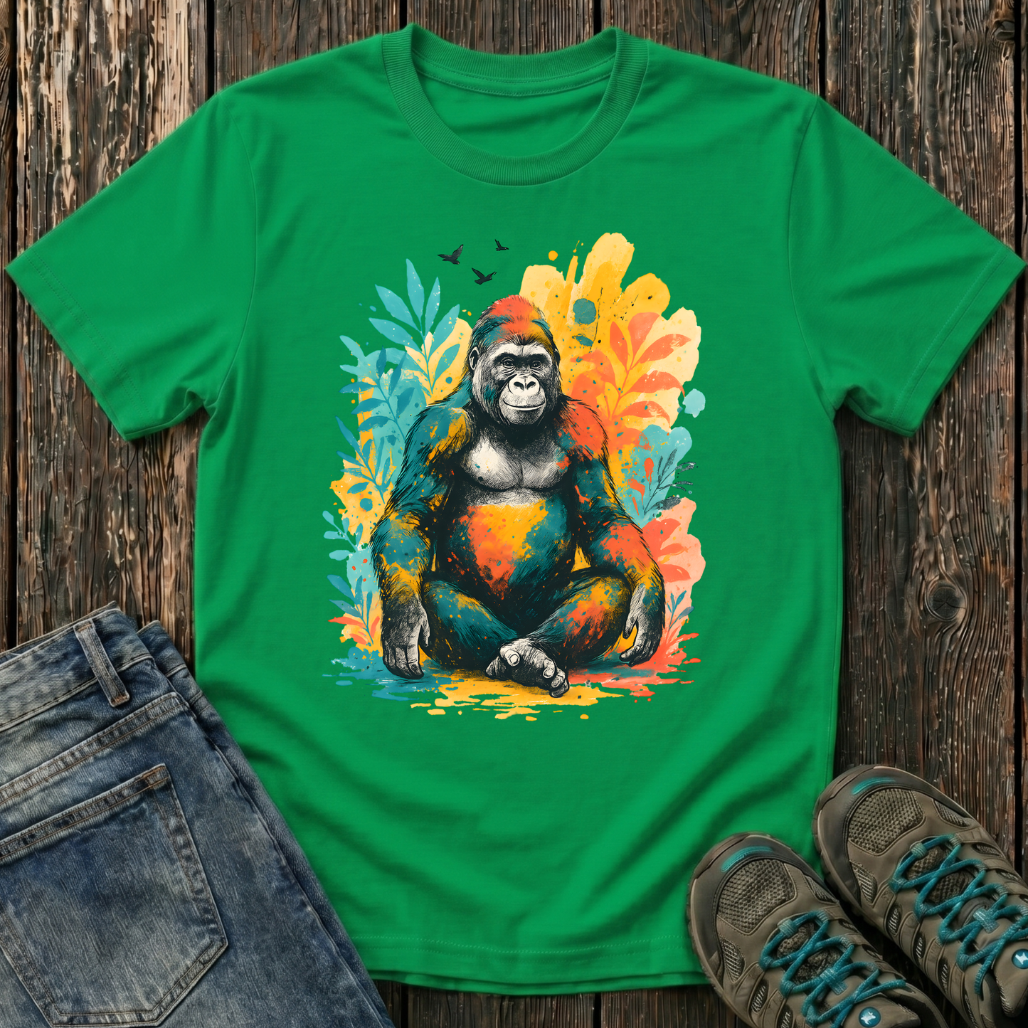 Children's Glowing Gorilla T-shirt
