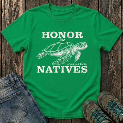 Children's Honor The Natives Green Sea Turtle T-shirt