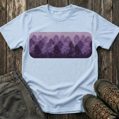 Purple Forest Oil Painting T-shirt