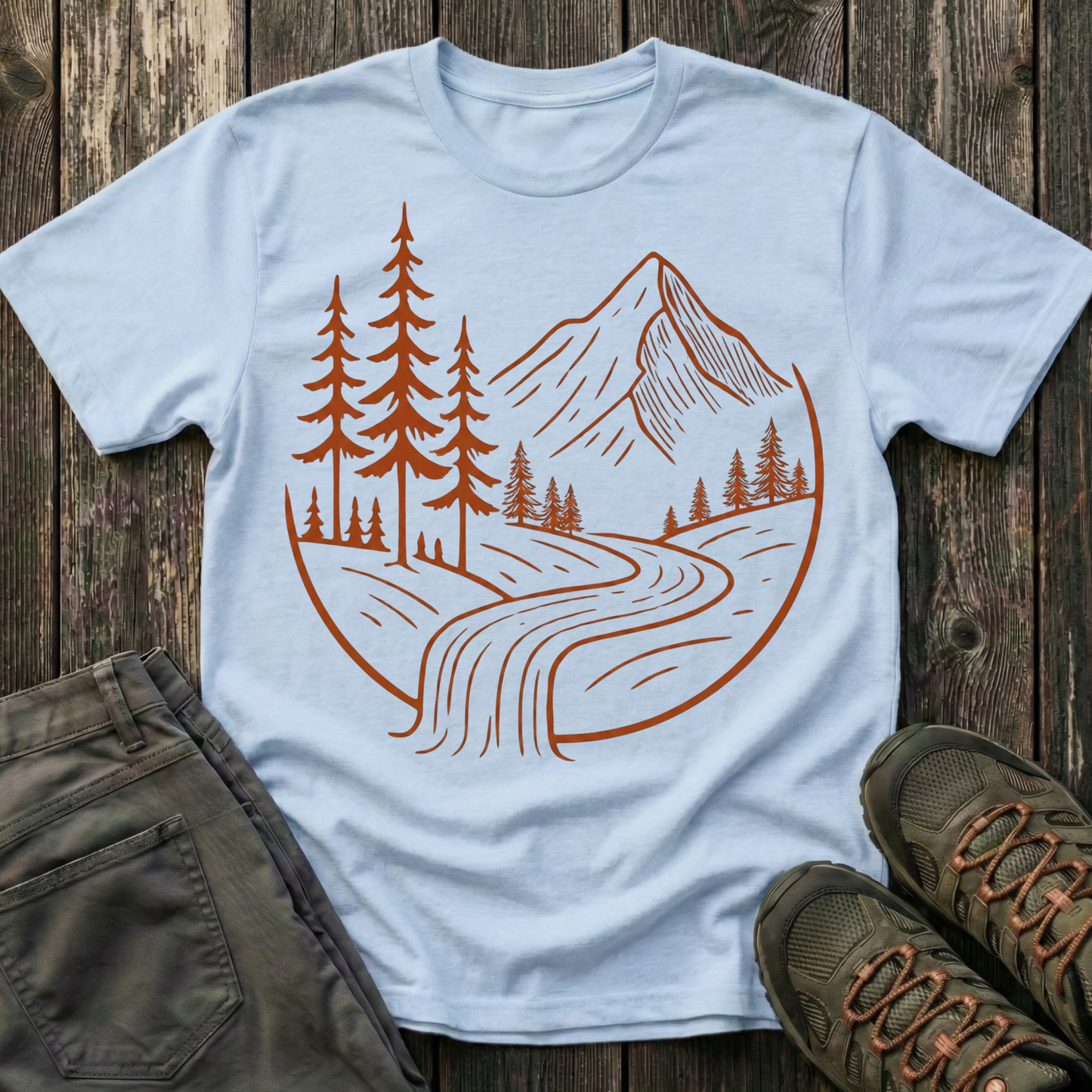 Golden River Valley T-shirt