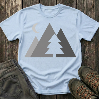 Greyscale Mountains T-shirt