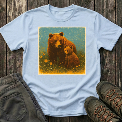 Mama And Cub Prairie Time T-shirt