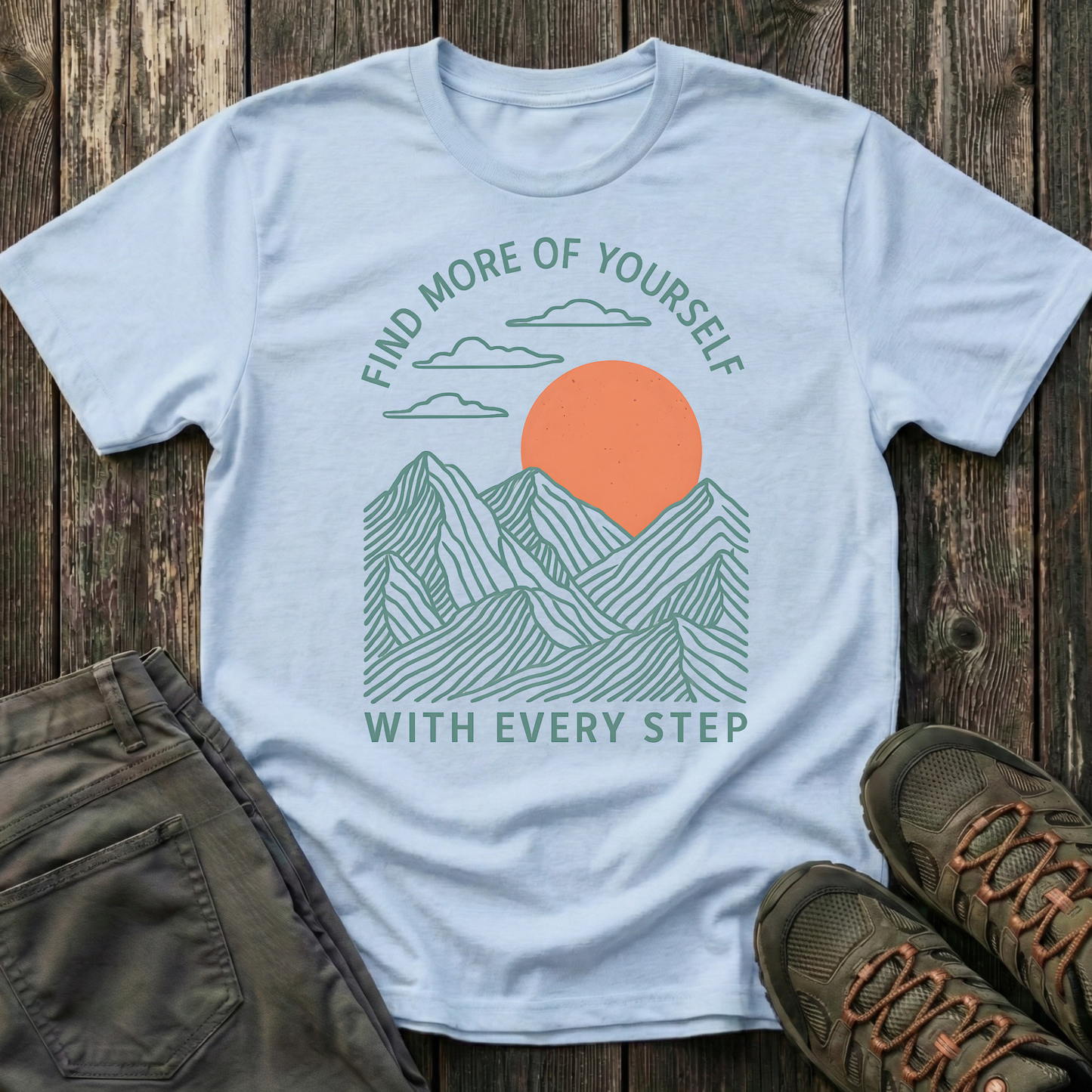 Find Yourself With Every Step T-shirt