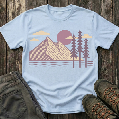 Lavender Mountain Sunset T-shirt