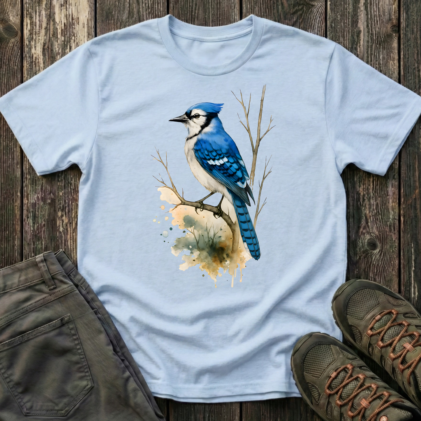 Blue Jay Portrait T-shirt