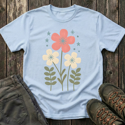 Stars And Flowers T-shirt
