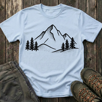 Minimalist Mountain Range T-shirt