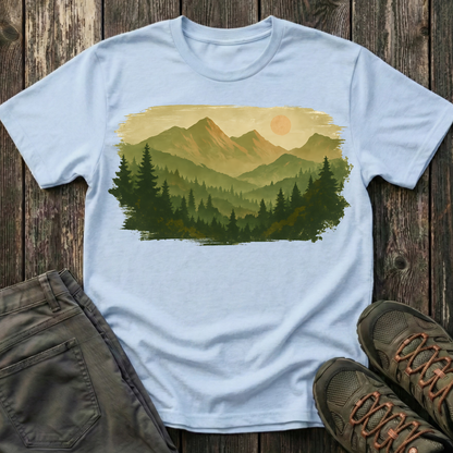 Brushstroke Landscape T-shirt