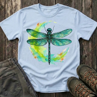 Dragonfly Moon Teal Splash