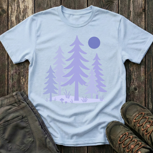 Serene Purple Forest T-shirt