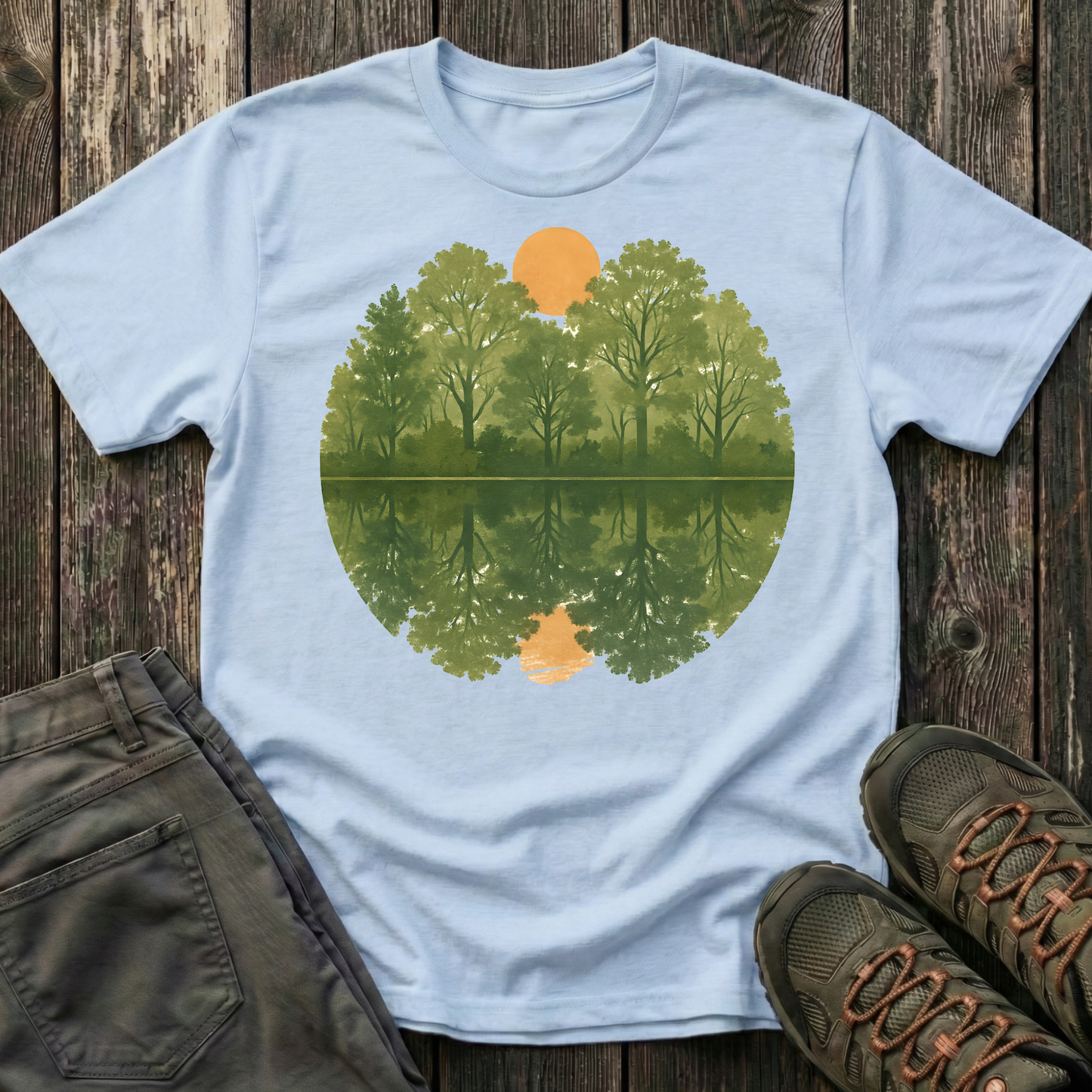 Midday Forest Reflection T-shirt