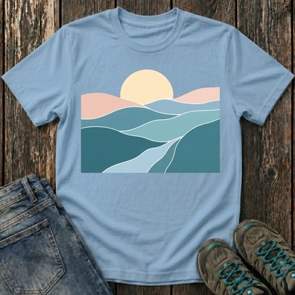 Children’s Sunset Over Rolling Hills T-shirt