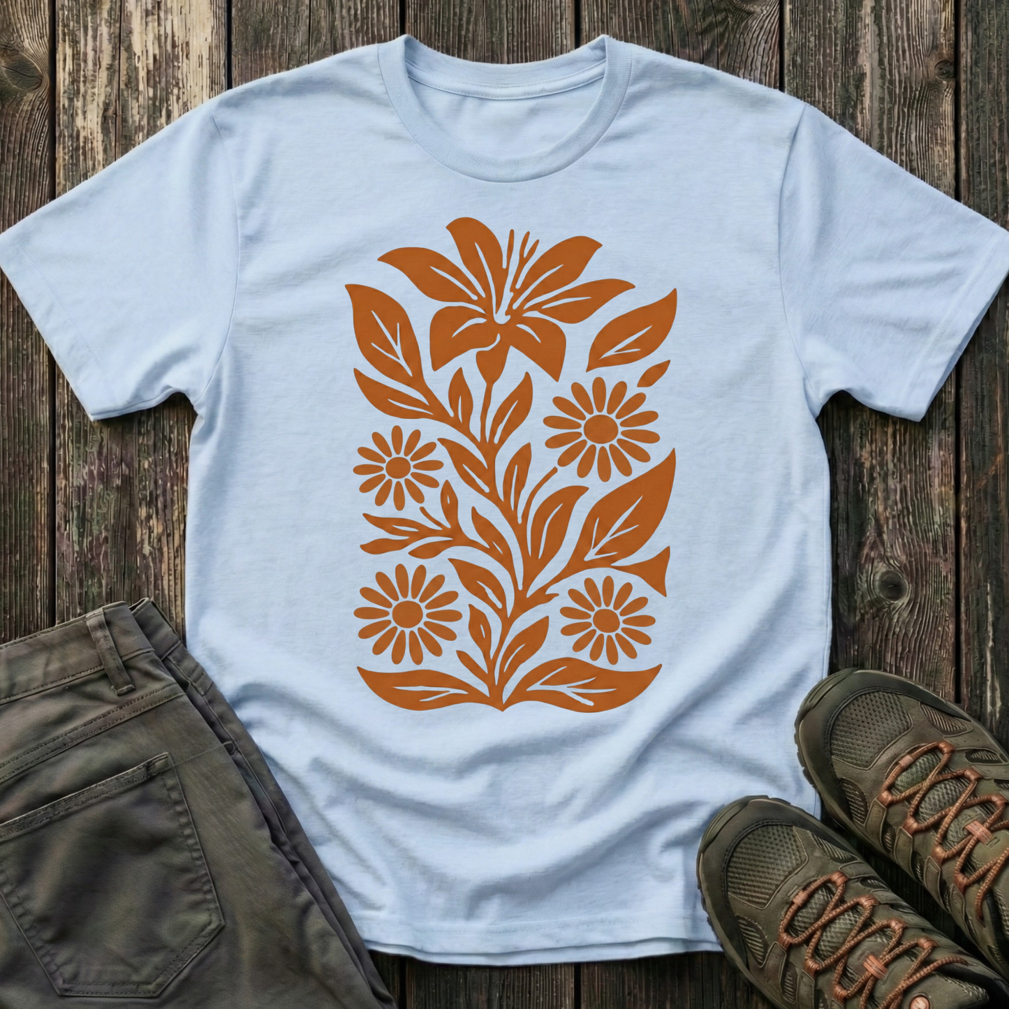 Daylily and Friends Ink Print T-shirt