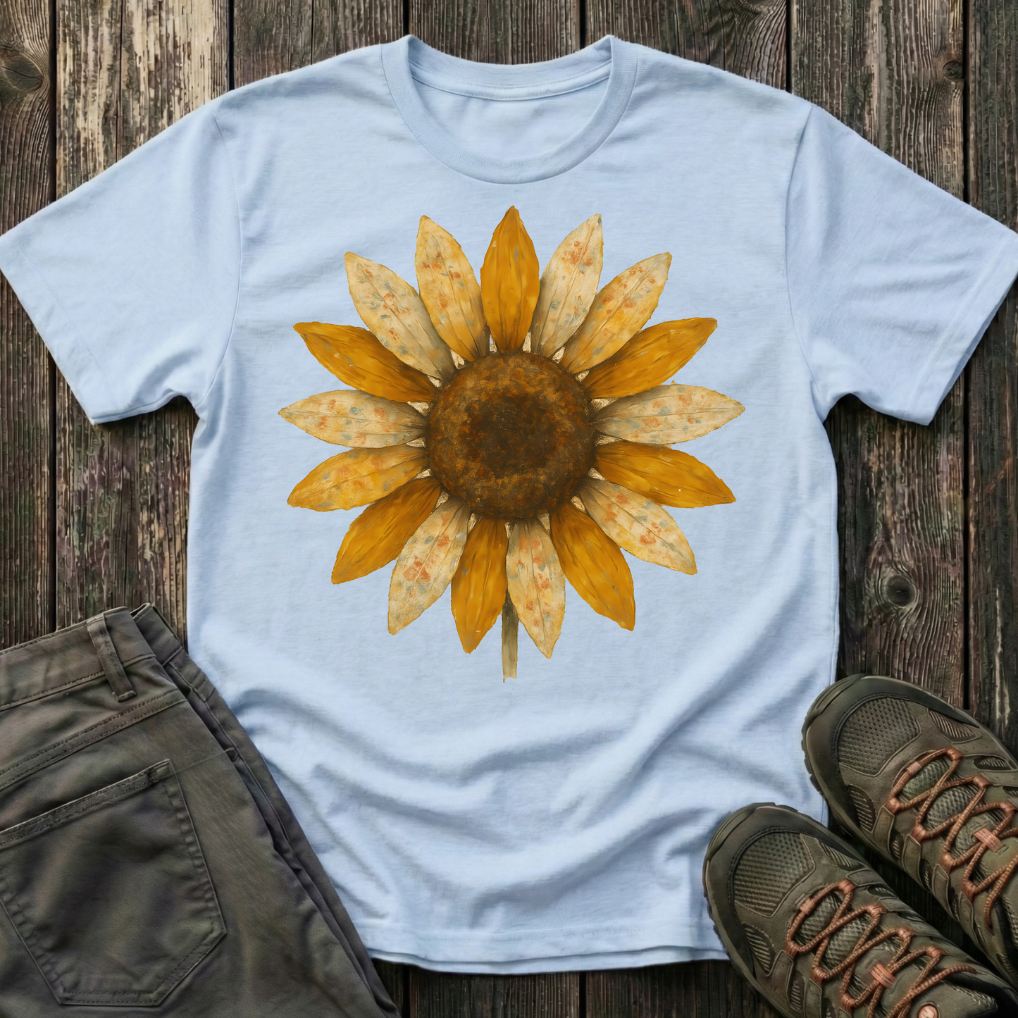 Sunflower Oil Print T-shirt