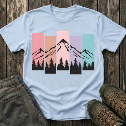Mountain Peak Pastel T-shirt