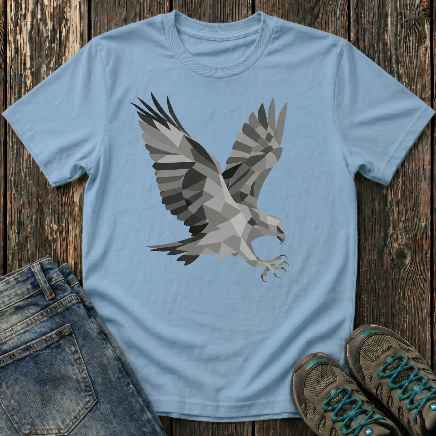 Children's Shapes of a Hawk T-shirt