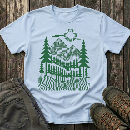 Geometric Pines T-shirt