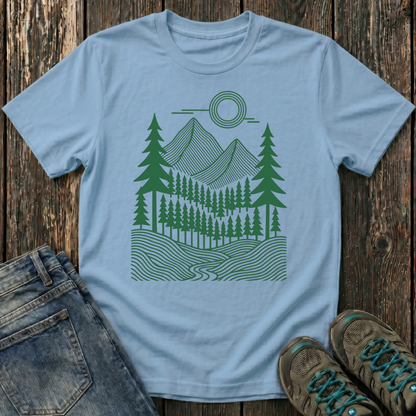 Children's Geometric Pines T-shirt