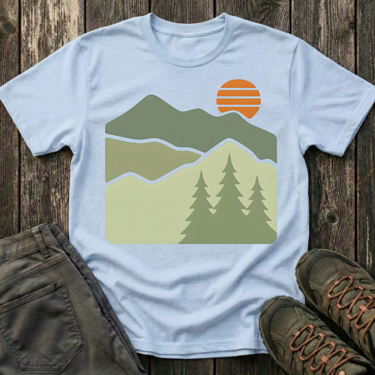 Retro Sun Rising T-shirt